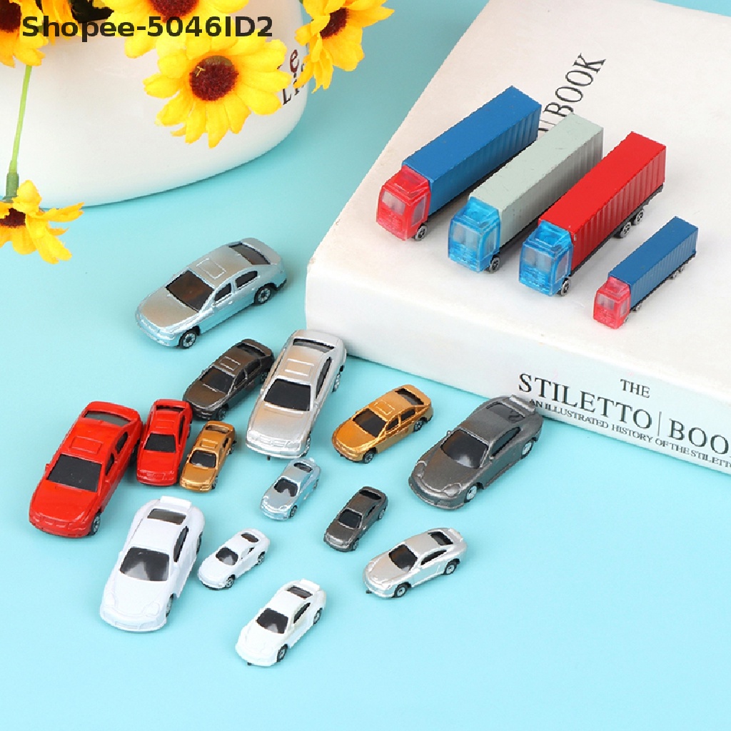 Shopee-5046id2 Mainan Miniatur Truk Kontainer Skala 1: 100-200 Untuk Dekorasi Rumah Boneka