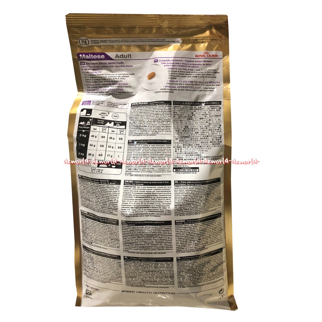 Royal Canin Adult Maltese Bichon 1.5kg Makanan Anjing Usia Lebih Dari 10bln Royalcanin