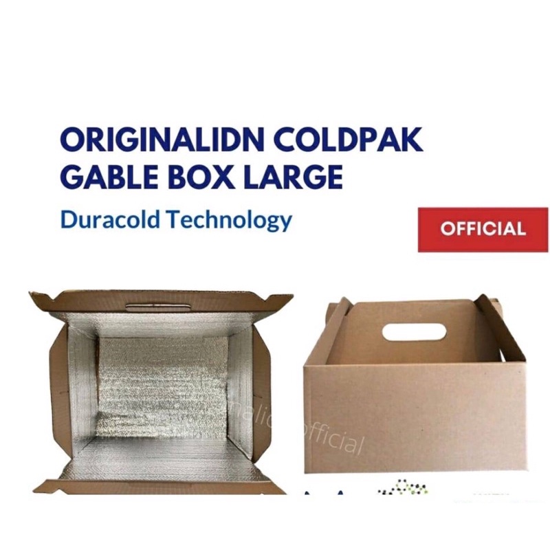 

ORIGINALIDN COLDPAK GABLE BOX LARGE