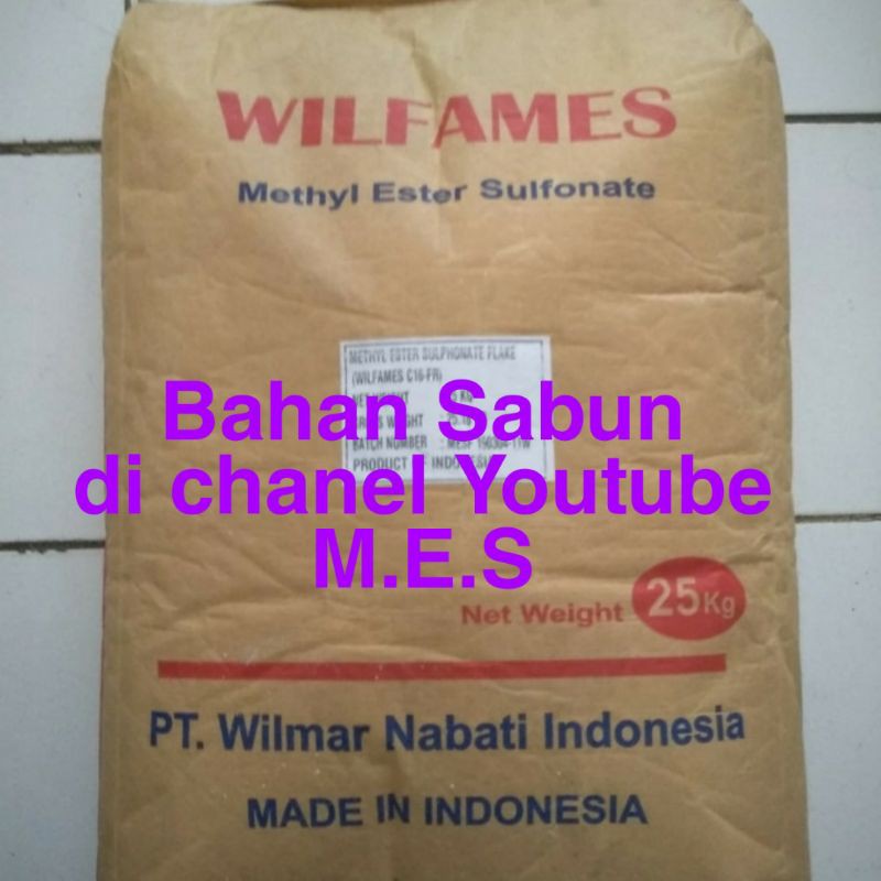 MES/BISA COD/methyl ester sulfonate/METIL ESTER SULFONATE/SURFAKTAN NABATI/BAHAN DETERGEN/1KG