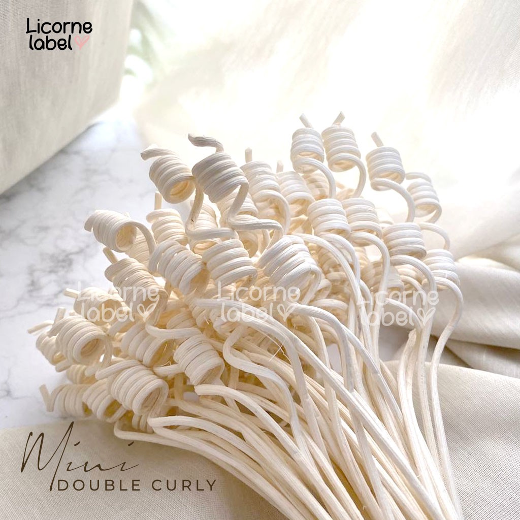 Elie Moise Curly Rattan Reed Diffuser Stick Eco Friendly & 100% Rotan Natural Alami-4