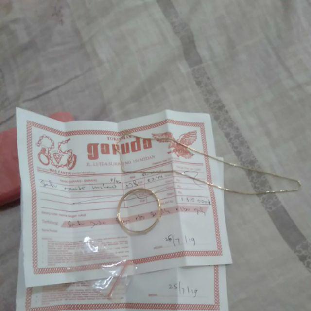  Gelang  tangan bayi  anak emas  asli kadar 700 70 22k bangle 