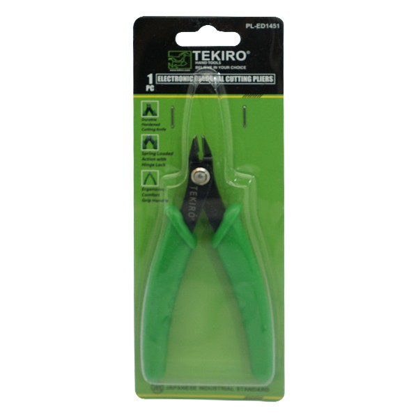 TEKIRO Electronic Diagonal Cutting Pliers 5in Tekiro Tang Potong Elektronik 5 inch PL-ED1451