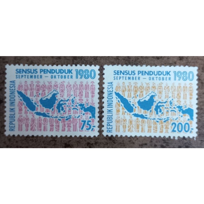 

I-242 Prangko Perangko Indonesia Seri Sensus Penduduk 1980