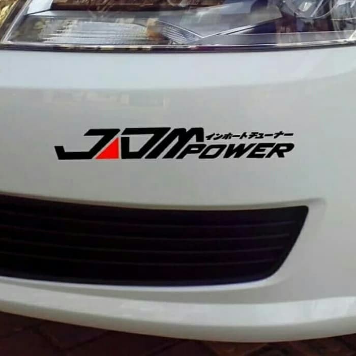 STIKER CUTTING STIKER JDM POWER STICKER KACA BODY MOBIL