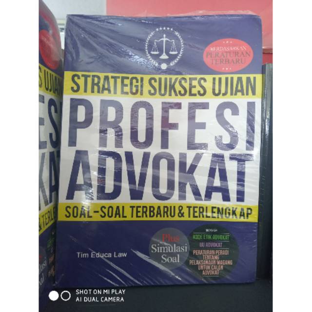

Buku strategi sukses ujian profesi advokat soal-soal terbaru dan terupdate