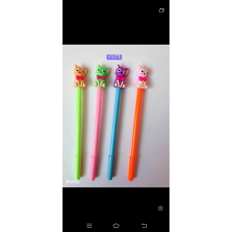 

pen gel kepala karakter fancy