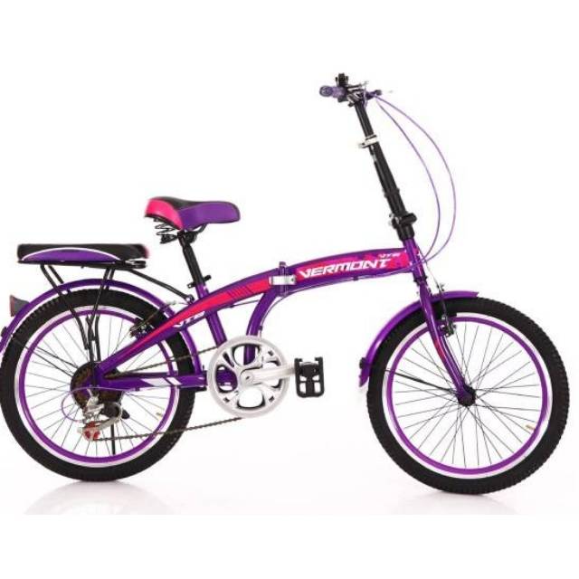 Sepeda Lipat Vermont 20 inch gigi