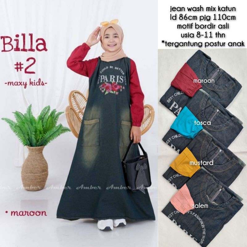 Billa maxy #2 / dress gamis anak