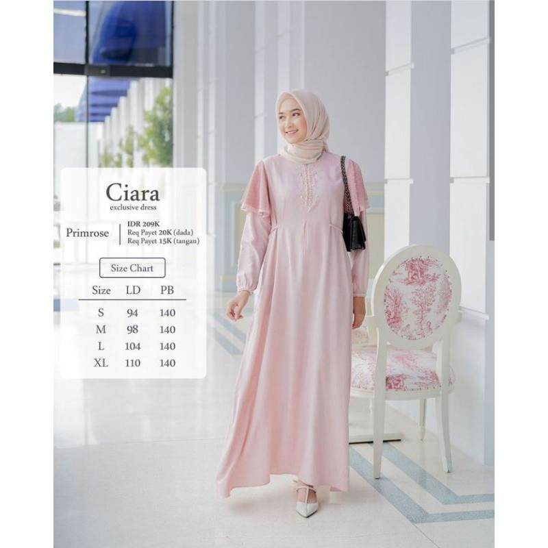 Ciara exclusive dress pink by bbccollection only size M