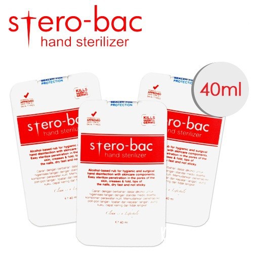 Sterobac Hand Sterilizer / Hand Sanitizer 40ML