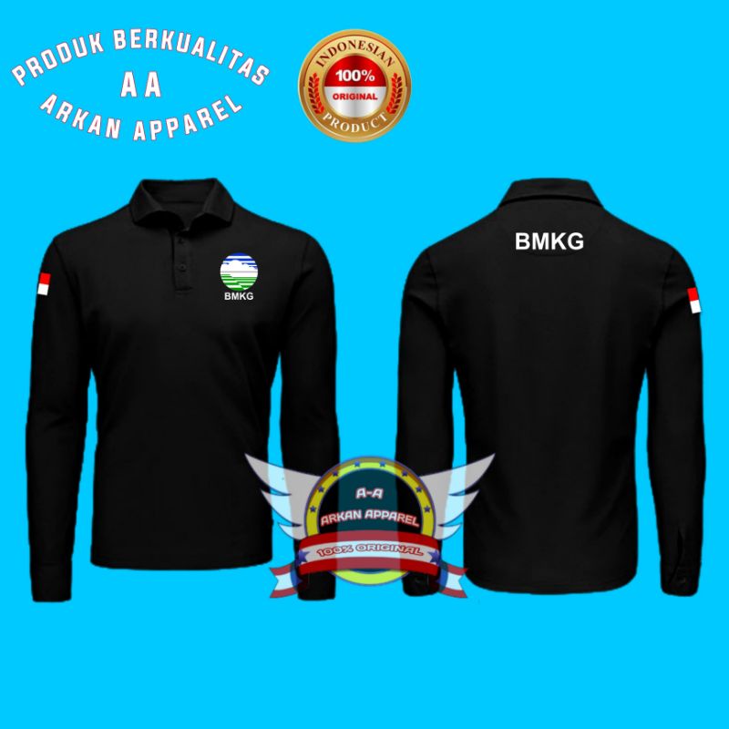 KAOS KERAH BMKG KAOS POLO SHIRT BMKG