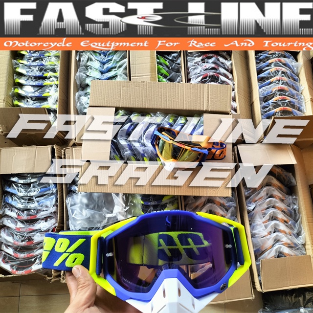 GOGGLE 100% KACAMATA HELM TRAIL KLX CRF SUPERMOTO TRABAS MOTOCROSS