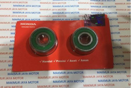 Bearing / Laher / Bantalan Roda 6201RS (isi 2 pcs) (AHM) (Asli Honda)