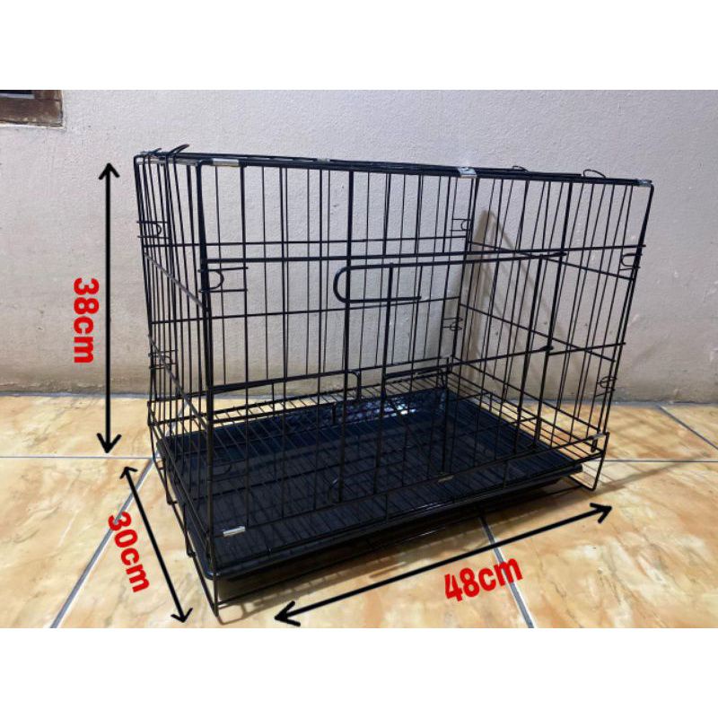 KANDANG BESI LIPAT / KANDANG KUCING LIPAT