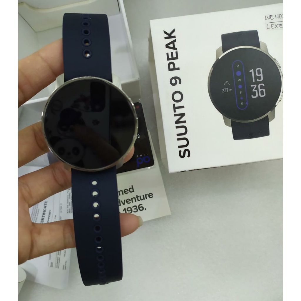 Jam Tangan SUUNTO 9 PEAK GRANITE BLUE TITANIUM Original