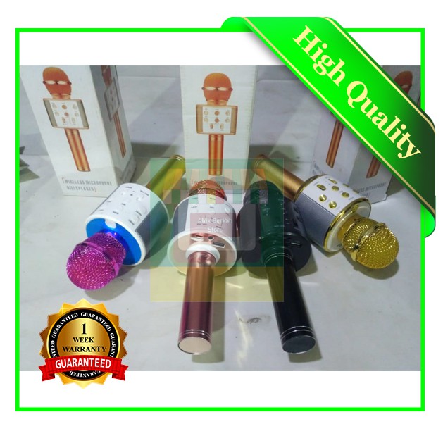 Mic Karaoke Mikrofon Original Wireless Bluetooth / Mic Karaoke Murah Berkualitas
