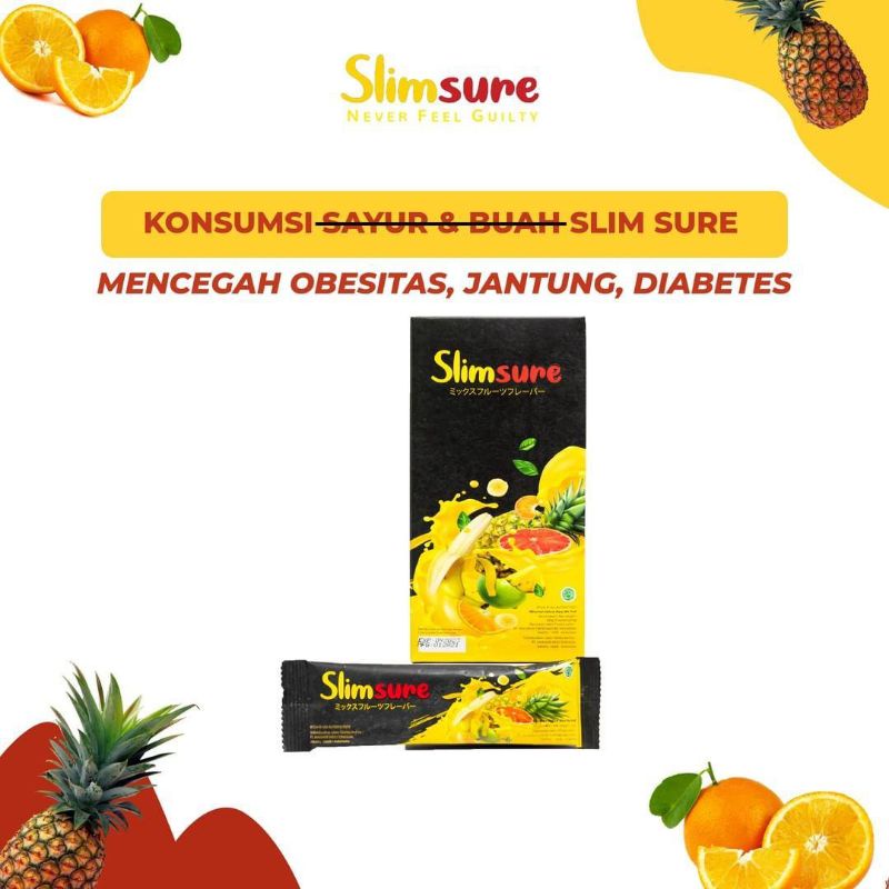 Slimsure Block Fat 15 sachets ( Menurunkan Berat Badan , Bebas Makan Apa Aja Tanpa Diet )