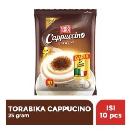 

Torabika Cappucino 25gr x 10sachet