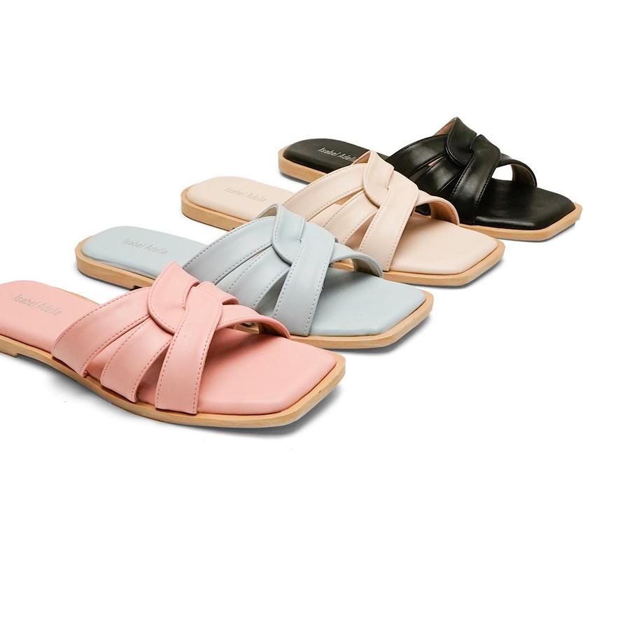 FLAT PRICE Isabel Adelia Sendal Wanita Kekinian VIRNIKA Slip Sandal