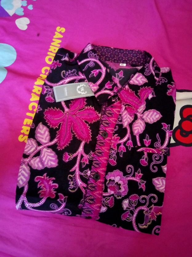 Kemeja Batik Prada Dewasa Lengan Pendek Premium Jumbo