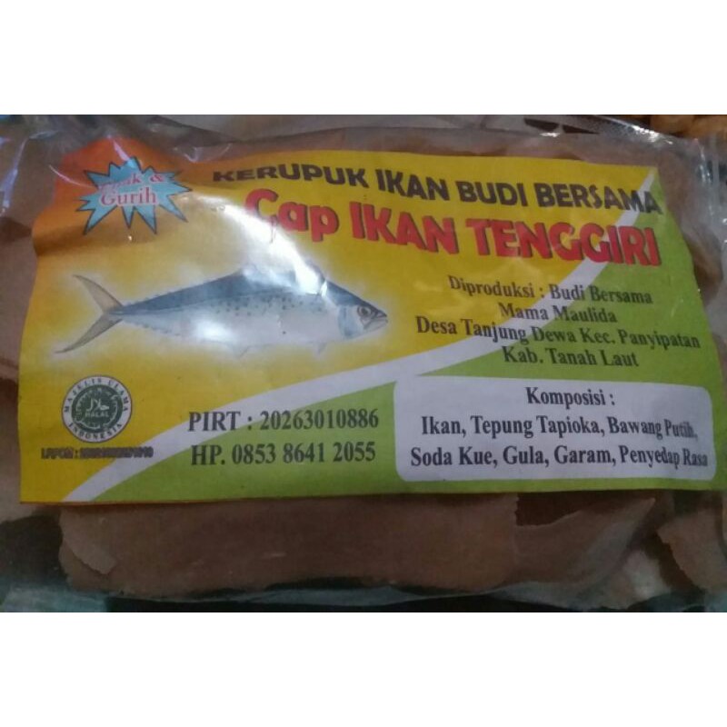 Jual Kerupuk Ikan Tenggiri Shopee Indonesia