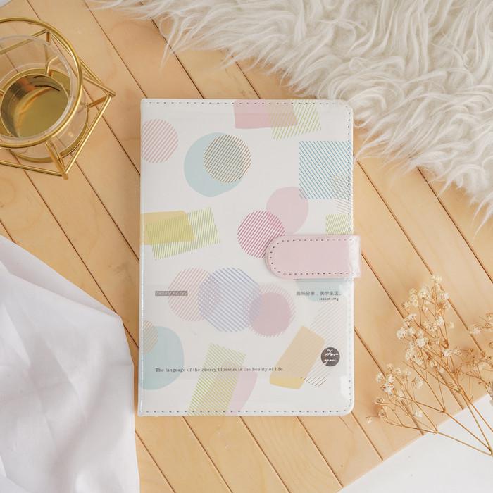 

Notebook / Arami Note Journal Book Agenda Planner | Buku Catatan Diary Memo Print - White Rainbow