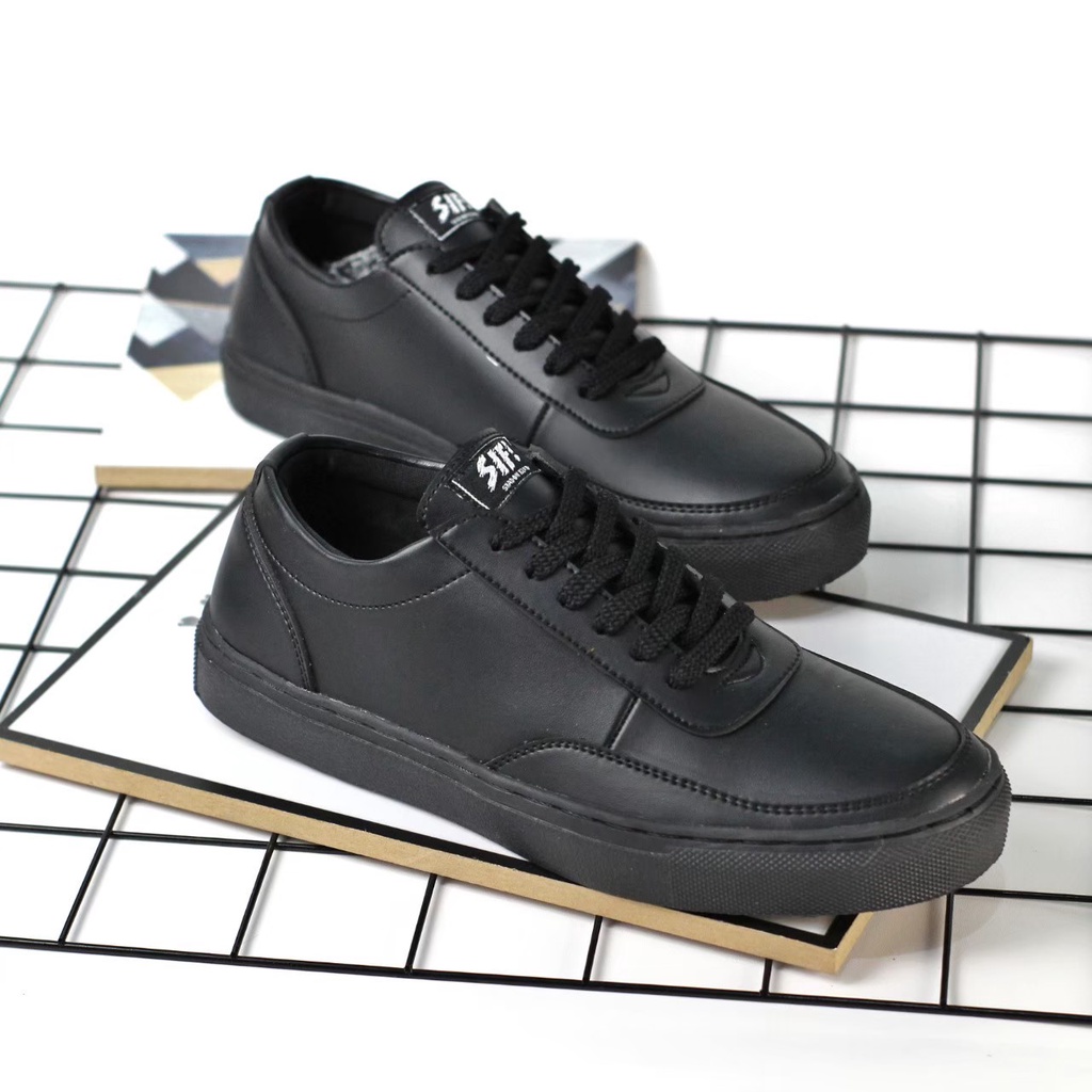 Enoz Sky Sepatu Formal Kasual Pria Original Kulit Sintetis PU Sapatu sneaker kerja sekolah kuliah cowo laki keren trendy modis mewah murah ori all size