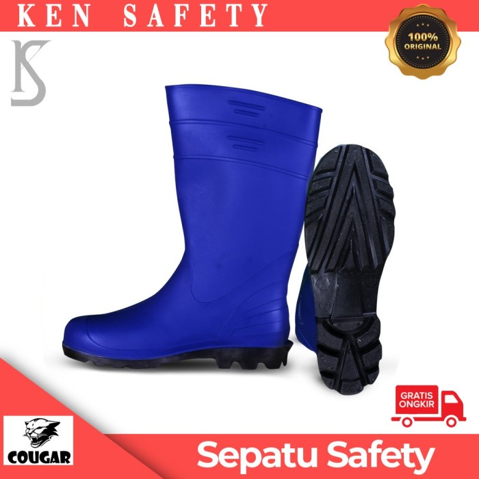 Sepatu Boots Proyek/Safety - Cougar Protective Toe Cap Original