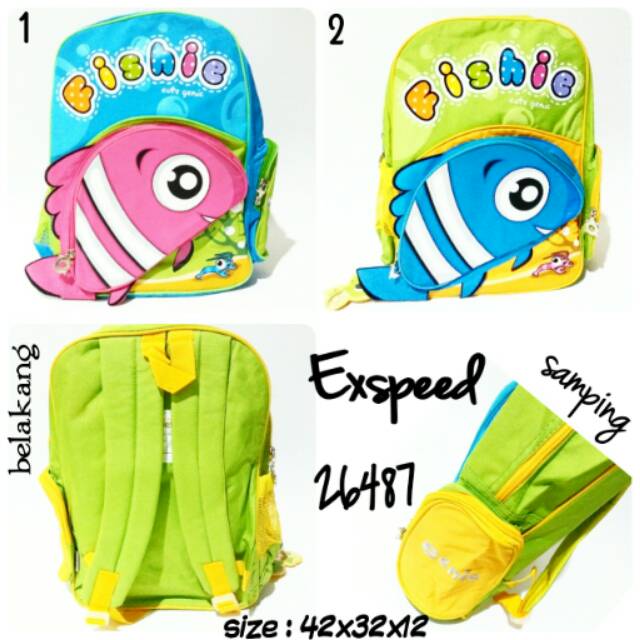 Tas ransel anak berkarakter exspeed 26487 terbaru dan termurah