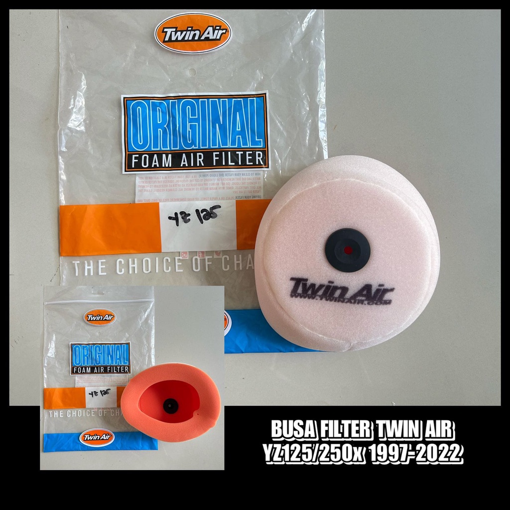 BUSA FILTER YZ125 YZ125X YZ250X TWIN AIR 1997 2022