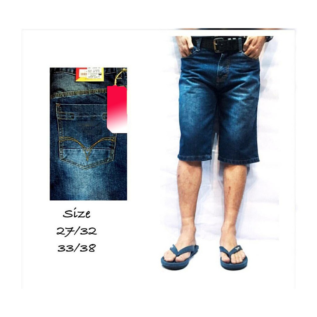 Jeans Pendek Pria Murah Model Slim Pant Size 27-38