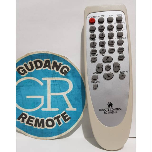 Remote remot TV TCL Tabung