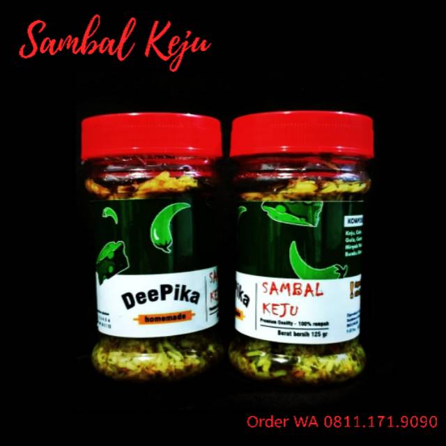 

Sambal Keju DeePika 125 gram