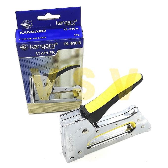 

Kangaro Stapler TS-610R / gun tacker / staples jok / staples tembak