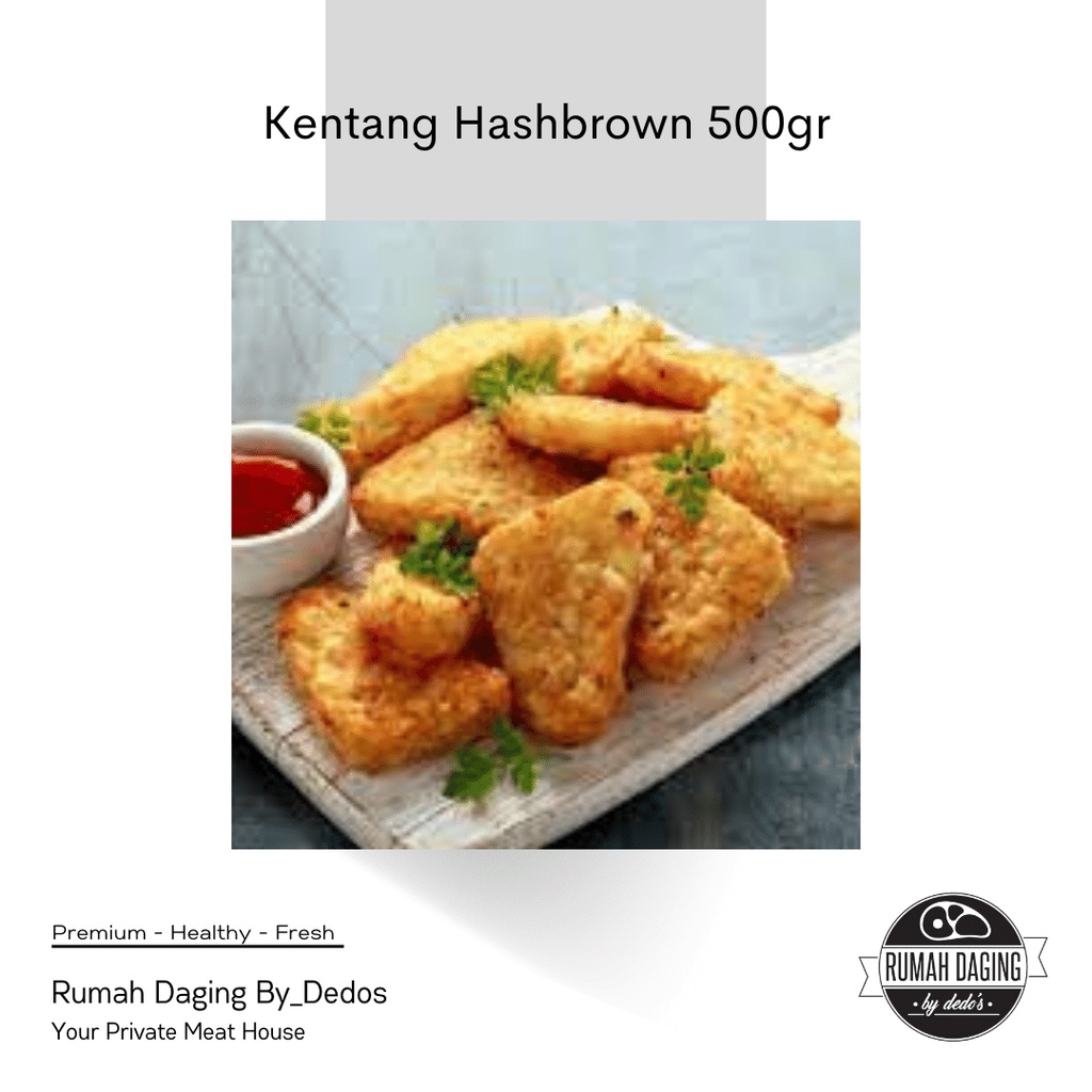 

Kentang Hashbrown 500gr | Kentang Goreng | Hash Brown Potato French Fries