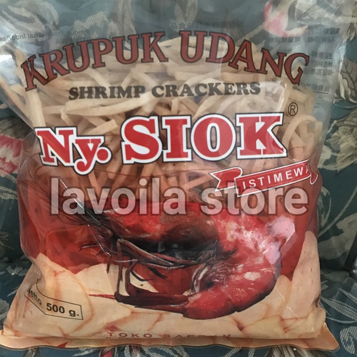 

Krupuk Kerupuk Udang Ny. Siok Nyonya Siok Istimewa Stik Stick 500 gram Packing Normal