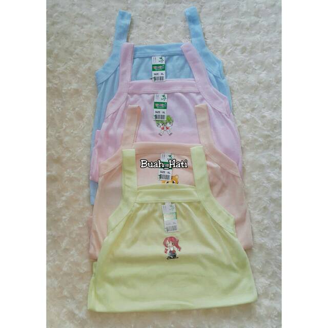 3pc Kaus Dalam Anak Perempuan VioVio  S M L XL