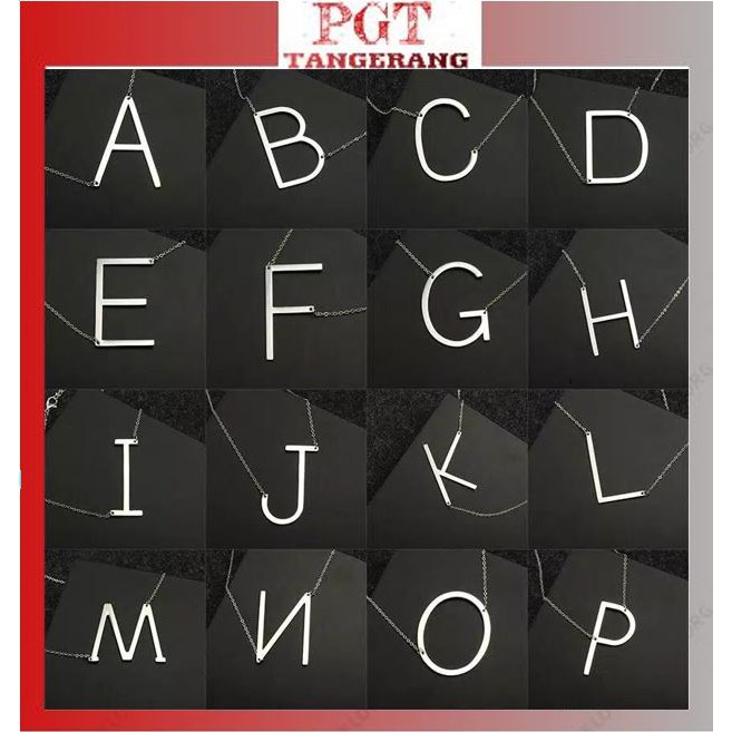 PGT - Kalung Initial Alphabet (Huruf Q - Z) Selanjutnya Di Produk Lain