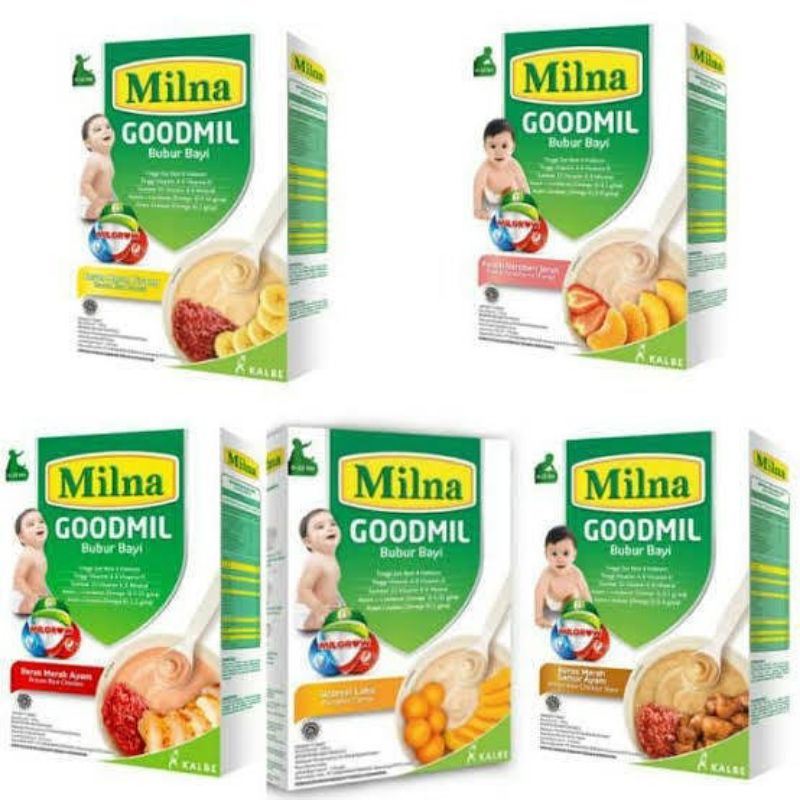 Milna Goodmil bubur Bayi MPASI 6+ 8+ bulan