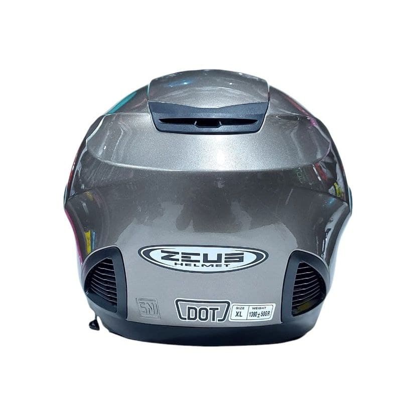 Helm Zeus ZS611 ZS 611 ZS-611 Half Face D SIL ABU NMAX