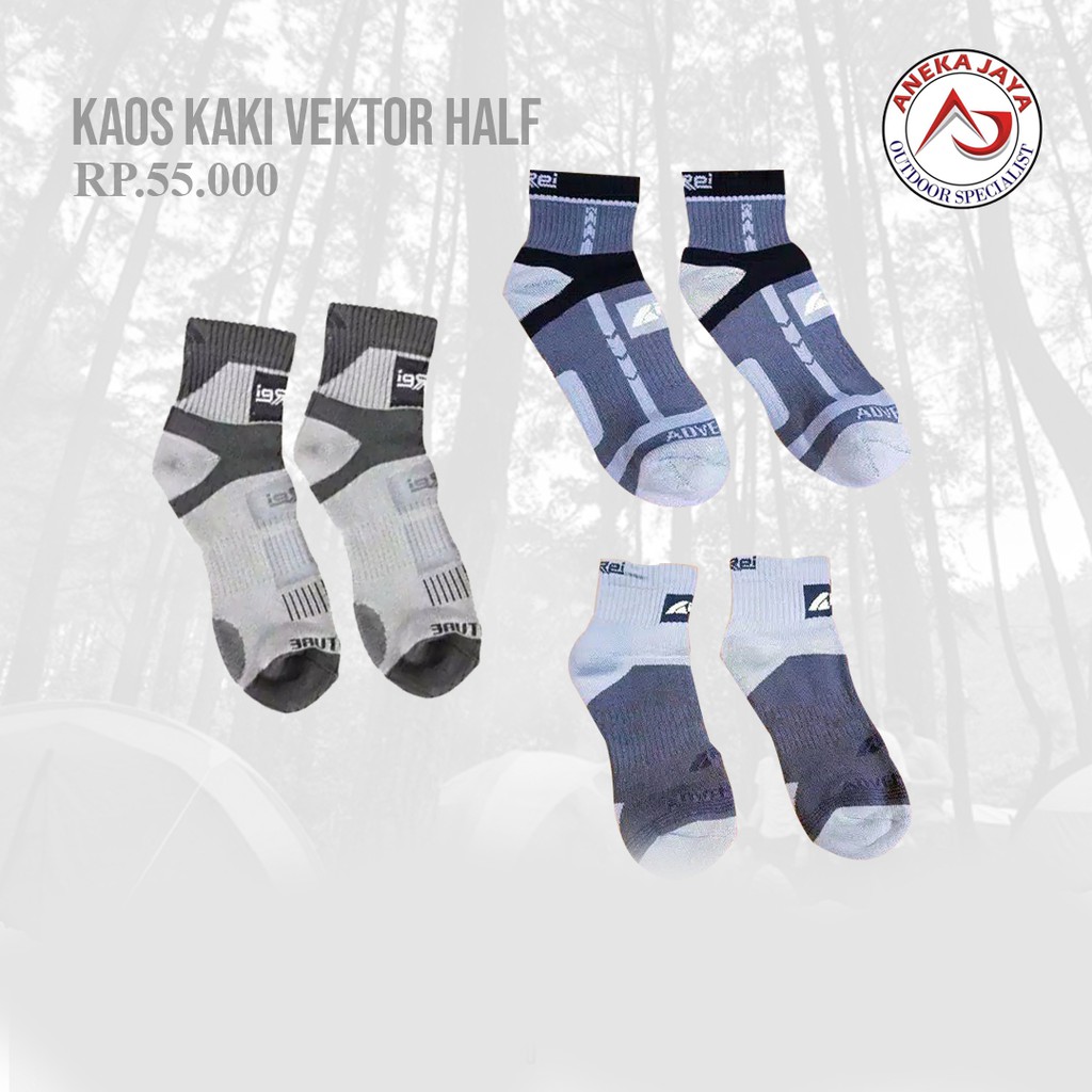 KAOS KAKI REI VEKTOR HALF