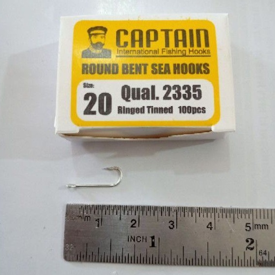 100pcs Mata kail Captain 2335