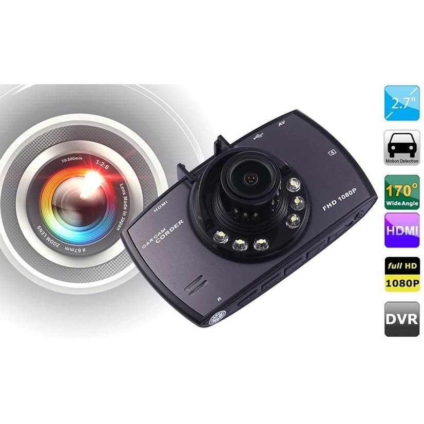 Kamera CCTV Mobil Parkir Murah 5MP 1080p Fullset Depan Belakang Camera Sensor gerak Tragedi Perekam camera pengintai anti maling perampokan safety pengaman HITAM-1