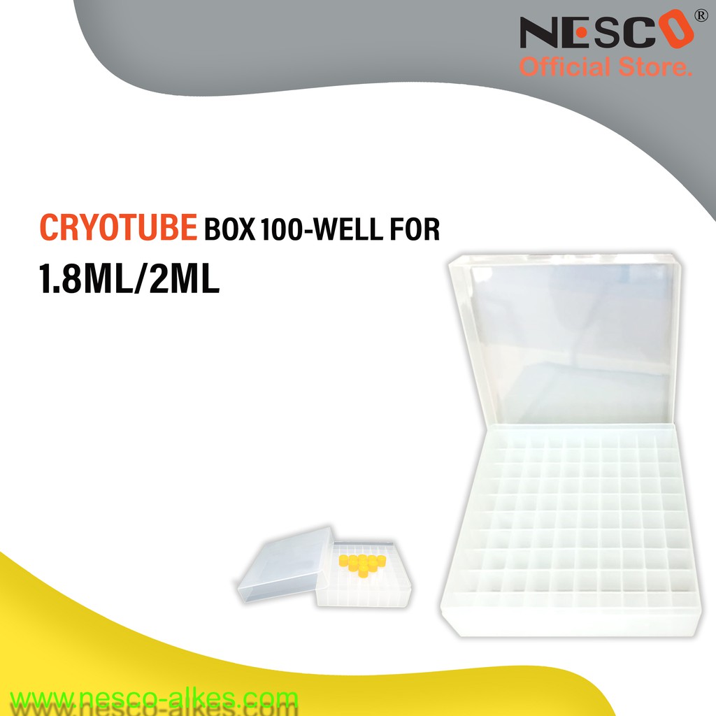 NESCO, Cryotube Box 50-100-well for 1.8ml/2ml , FM, BEST SELLER