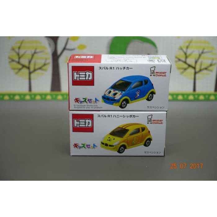 Tomica Mister Donut Subaru R1 Paket 2pcs