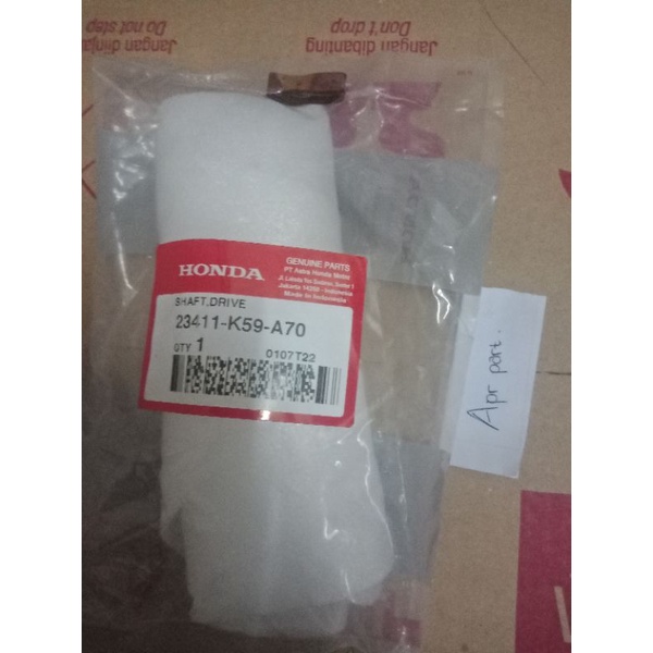 Shaft Drive As Pulley Pully Puli Vario 150 Led New 2018 2022 Original Ahm 23411K59A70