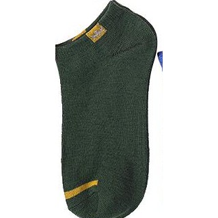 ❄ TMALL ❄ R156 Kaos Kaki Fashion Unisex Kaoskaki Warna Polos  Wanita Murah Semata kaki Socks Pendek-HIJAU