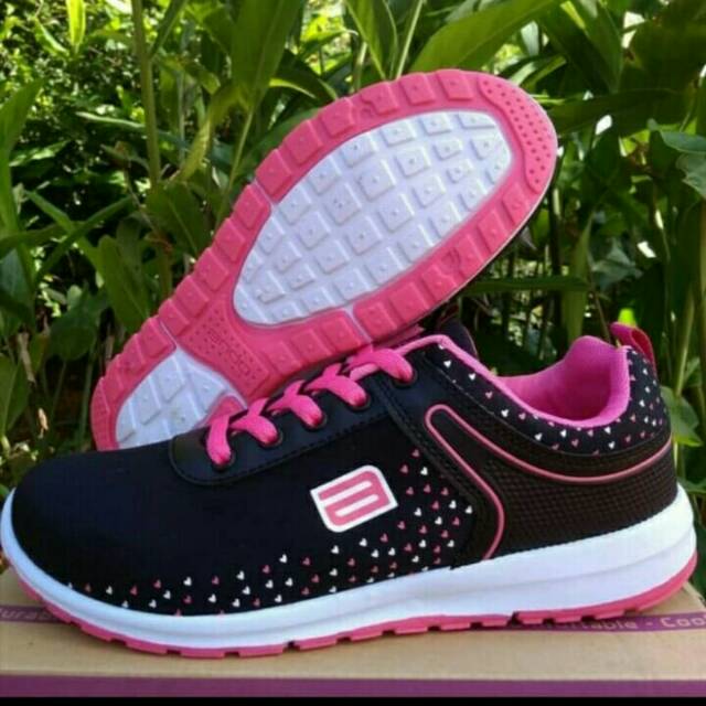 Sepatu Ando Meggi Sepatu Wanita Original Warna Black Fusia Ukuran 37 38