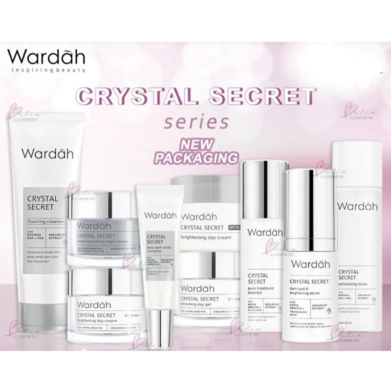 Wardah Crystal Secret Series Paket 6 in 1